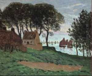 Soir Brumeux A Douranenez by Maxime Maufra