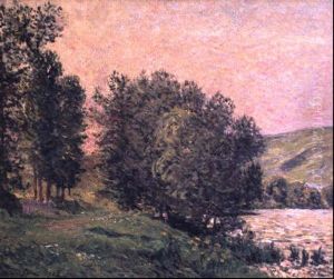 Paysage Le Soir Aux Andelys by Maxime Maufra