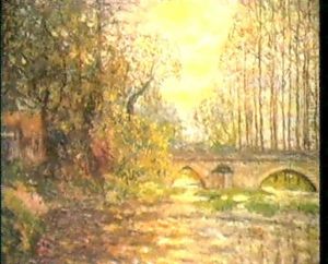 Soleil Couchant Sur Le Loir, Lavardin (loir-et-cher) by Maxime Maufra