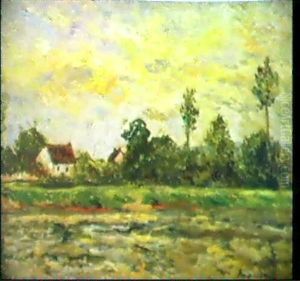 Bord De Riviere, (la Seine Aux Andelys ?) Bord De Riviere, (la Seine Aux Andelys ?)