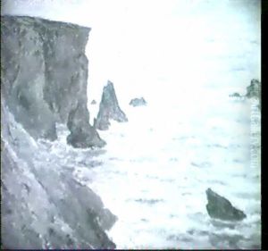 Soleil Couchant, Cote Sauvage, Belle-isle Sur Mer, Effet    Rose by Maxime Maufra