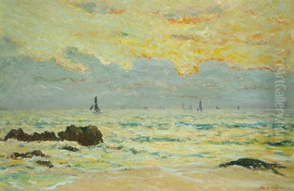La Mer, Coucher De Soleil - view 1
