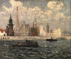 L'exposition Sur La Seine (exposition Universelle) by Maxime Maufra