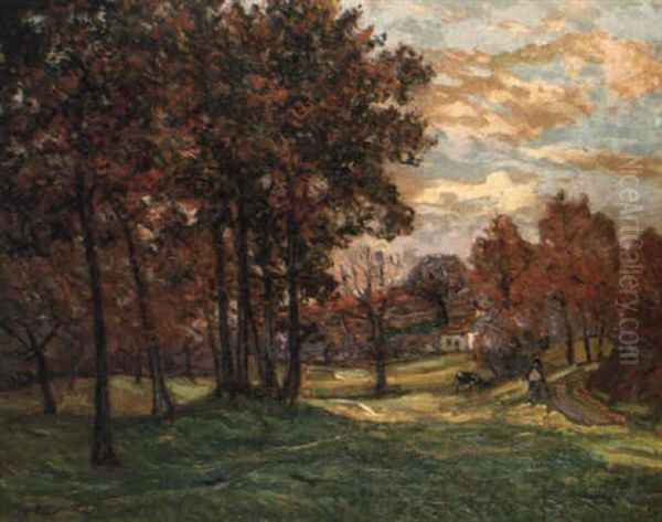 Paysage D'automne A Gourlazon, Finistere - view 1