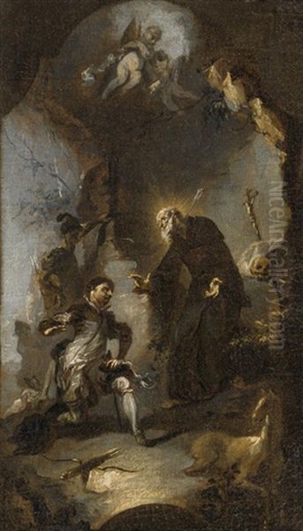 Der Hl. Agidius In Der Einode - view 1