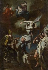 Entwurf Altargemalde (hl. Nikolaus Und Hl. Martin) by Franz Anton Maulbertsch