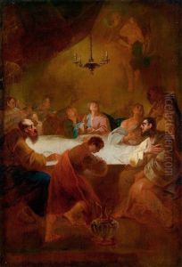 Das Letzte Abendmahl by Franz Anton Maulbertsch