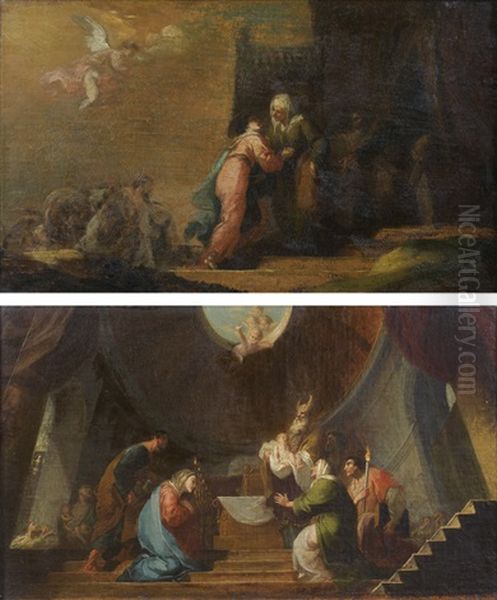 La Visitation (+ La Presentation Au Temple; Pair) - view 1