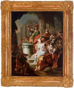 Die Opferung Der Polyxena by Franz Anton Maulbertsch