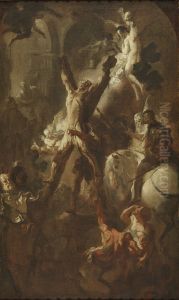 Das Martyrium Des Heiligen Andreas by Franz Anton Maulbertsch
