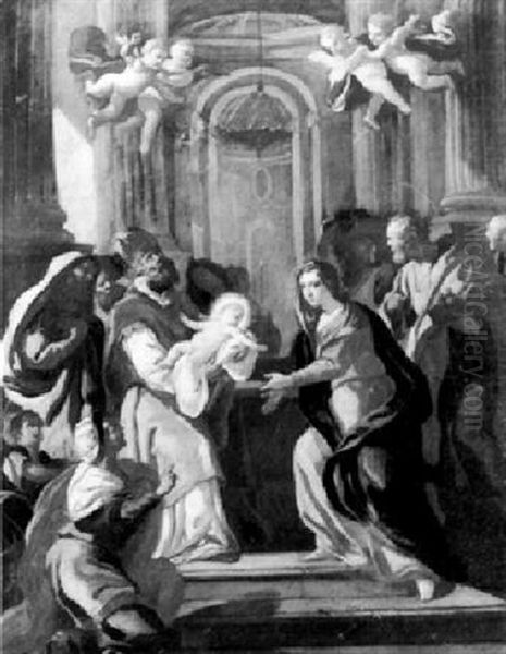 Simeon Holding Christ In The Temple - view 1