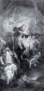 The Vision Of Bishop Leopold by Franz Anton Maulbertsch