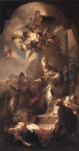 Bishop Martyr Blessing A Dead Woman