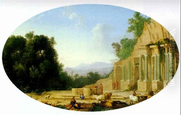 Landscape With Figures By Ruins In The Roman Campagna - view 1