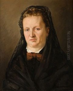 Retrato De Dona Magdalena Bosch Sureda by Bartolome Maura Y Montaner