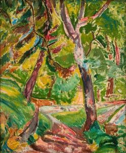Bauernhof by Alfred Henry Maurer