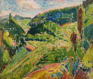 Bauernhof by Alfred Henry Maurer