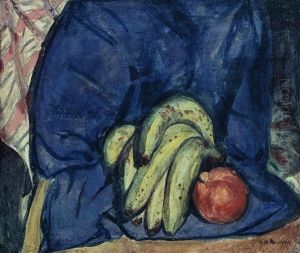 Still Life With Bananas And Pomegranate