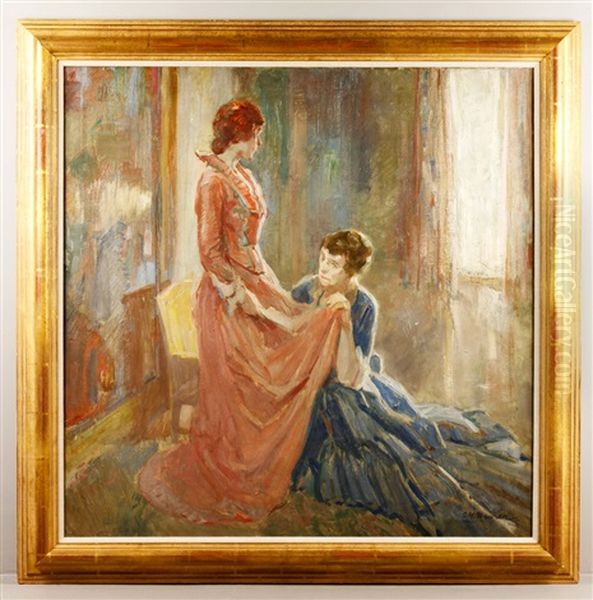 A Clothes Fitting With Two Women - view 1