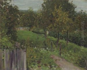 Paysage Avec Barrier by Alfred Henry Maurer