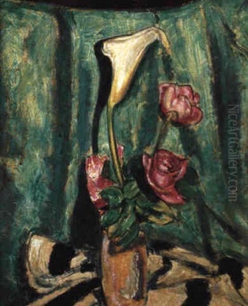 Still Life With Calla Lily And Roses - view 1