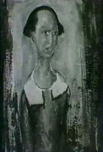 Portrait Of A Woman In A Rust-colored Dress (circa 1920) Portrait Of A Woman In A Rust-colored Dress (circa 1920)