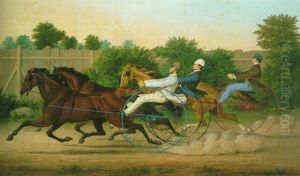 "miller's Damsel," "george M. Patchen" And "brown Dick" In Their Trotting Contest Over The Union Course, July 7, 1859 "miller's Damsel," "george M. Patchen" And "brown Dick" In Their Trotting Contest Over The Union Course, July 7, 1859