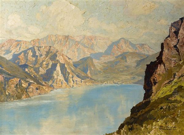 Gardasee Blick Auf Riva - view 1