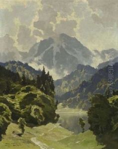 Am Fernpass by Hans Maurus