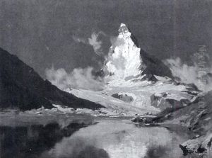 Matterhorn Und Riffelsee by Hans Maurus