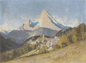 Ansicht Von Berchtesgaden by Hans Maurus