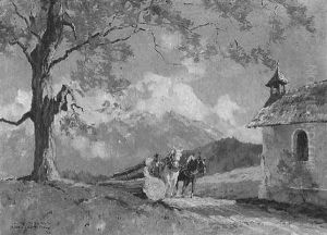 Blick Aufs Karwendel by Hans Maurus