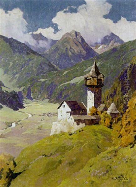 Ansicht Von Schloss Falkenstein In Obervellach - view 1