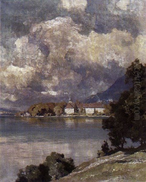 Blick Auf Kloster Tegernsee - view 1