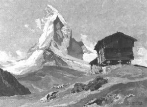 Blick Auf Das Matterhorn by Hans Maurus