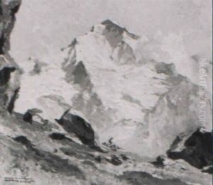 Blick Auf Das Jungfraumassiv by Hans Maurus