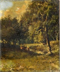 Landscape With Cows by Patrick Vincent Berry