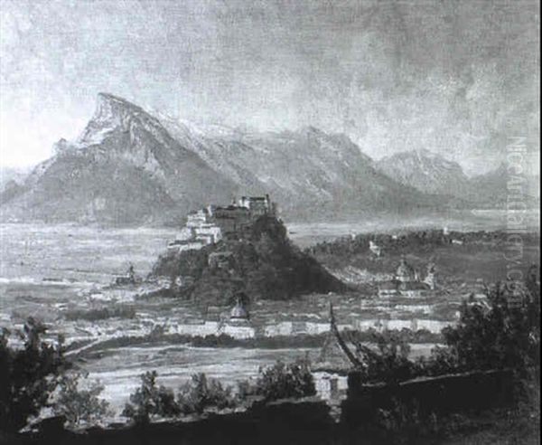 Blick Auf Salzburg Mit Der Historischen Burganlage - view 1