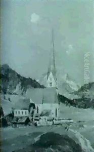 Huttau In Den Radstatter Tauern by Hans Maurus