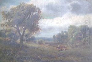 Cows In A Landscape by Patrick Vincent Berry