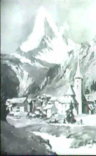Zermatt Mit Blick Aufs Matterhorn - view 1