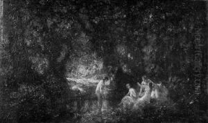 Bathers In A Woodland Glade
