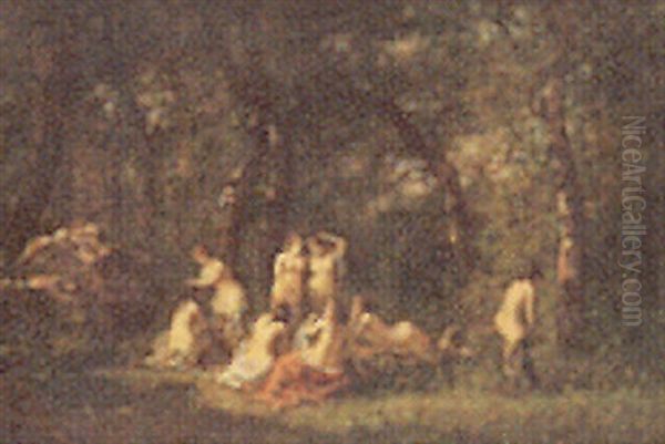 Baigneuses Dans Un Sous Bois - view 1
