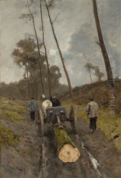 Carting The Log - view 1