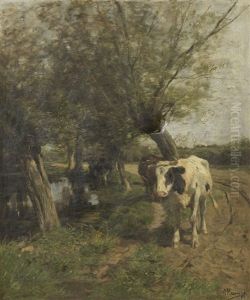 A Shady Bank by Anton Mauve