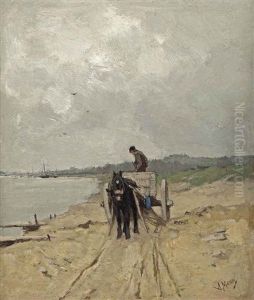 Zandrijder: The Sand-cart by Anton Mauve