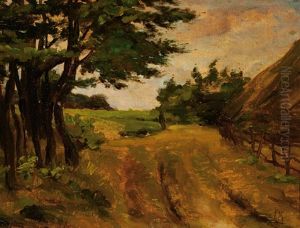 Farmhouse On A Country Road by Anton Mauve