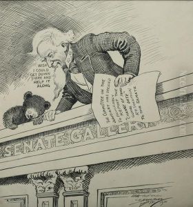 Senate Gallery by Clifford Kennedy Berryman