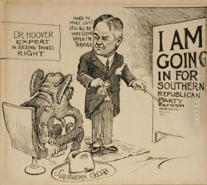 Political Cartoons
: Group Of Three Works by Clifford Kennedy Berryman