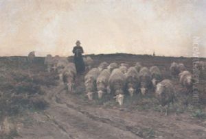 The End Of The Day by Anton Mauve